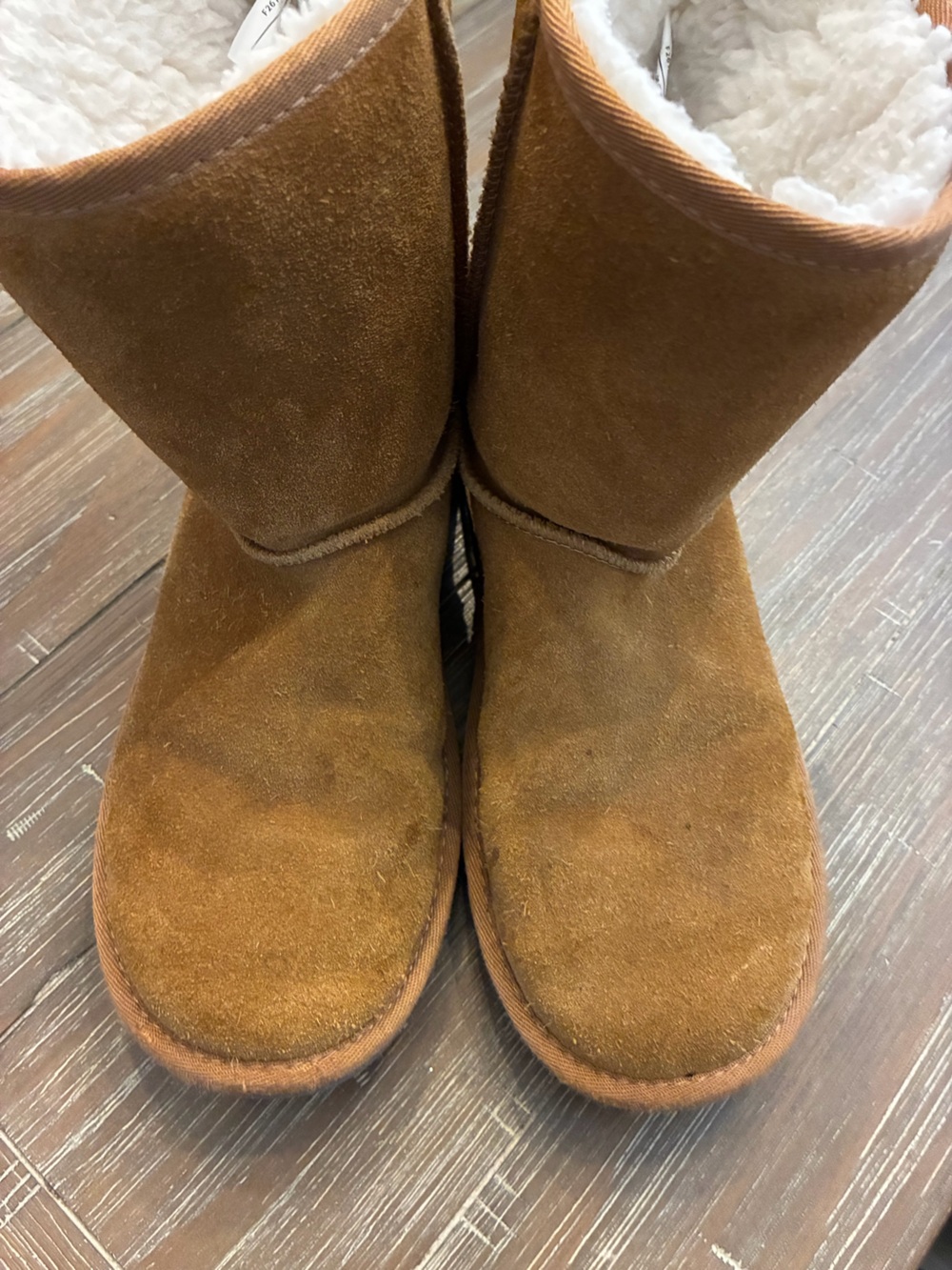 Koolaburra UGGS Tan Suede Shearling Boots